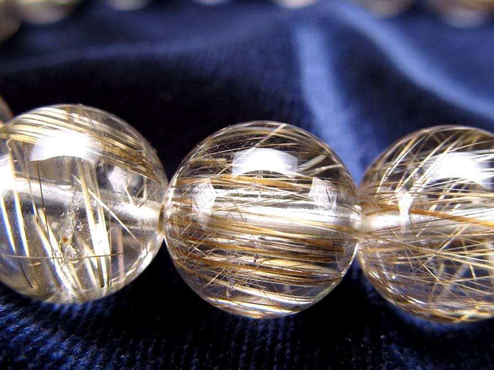 シルバールチル ルチルクォーツ ブレスレット シルバールチルクォーツ 二酸化チタン 仕事運