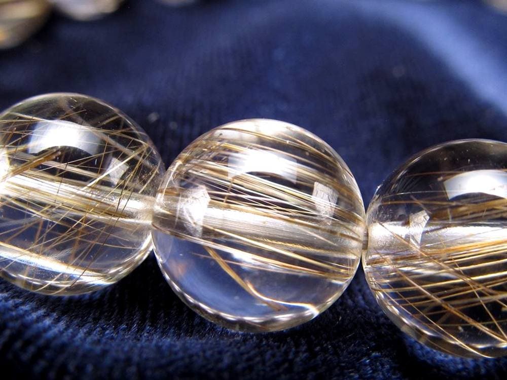 シルバールチル ルチルクォーツ ブレスレット シルバールチルクォーツ 二酸化チタン 仕事運