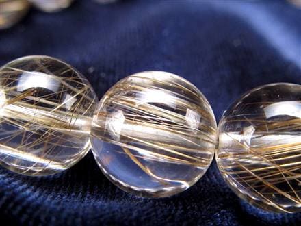 シルバールチル ルチルクォーツ ブレスレット シルバールチルクォーツ 二酸化チタン 仕事運