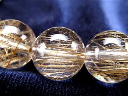 シルバールチル ルチルクォーツ ブレスレット シルバールチルクォーツ 二酸化チタン 仕事運