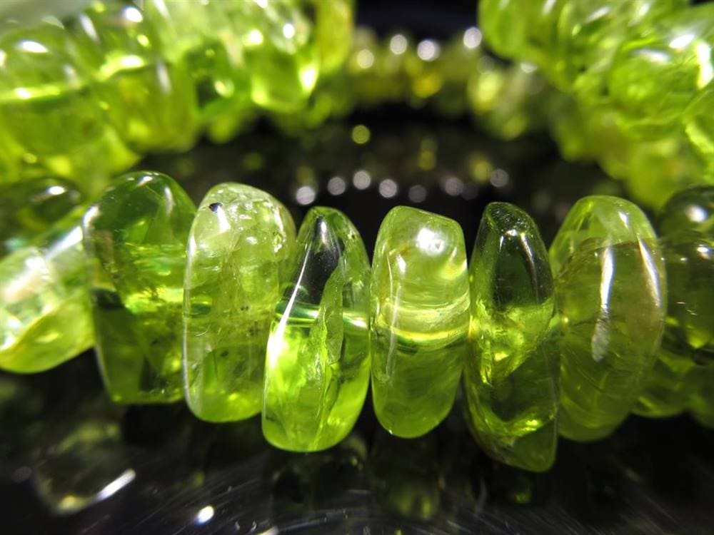 ペリドット ブレスレット 8月の誕生石 かんらん石 