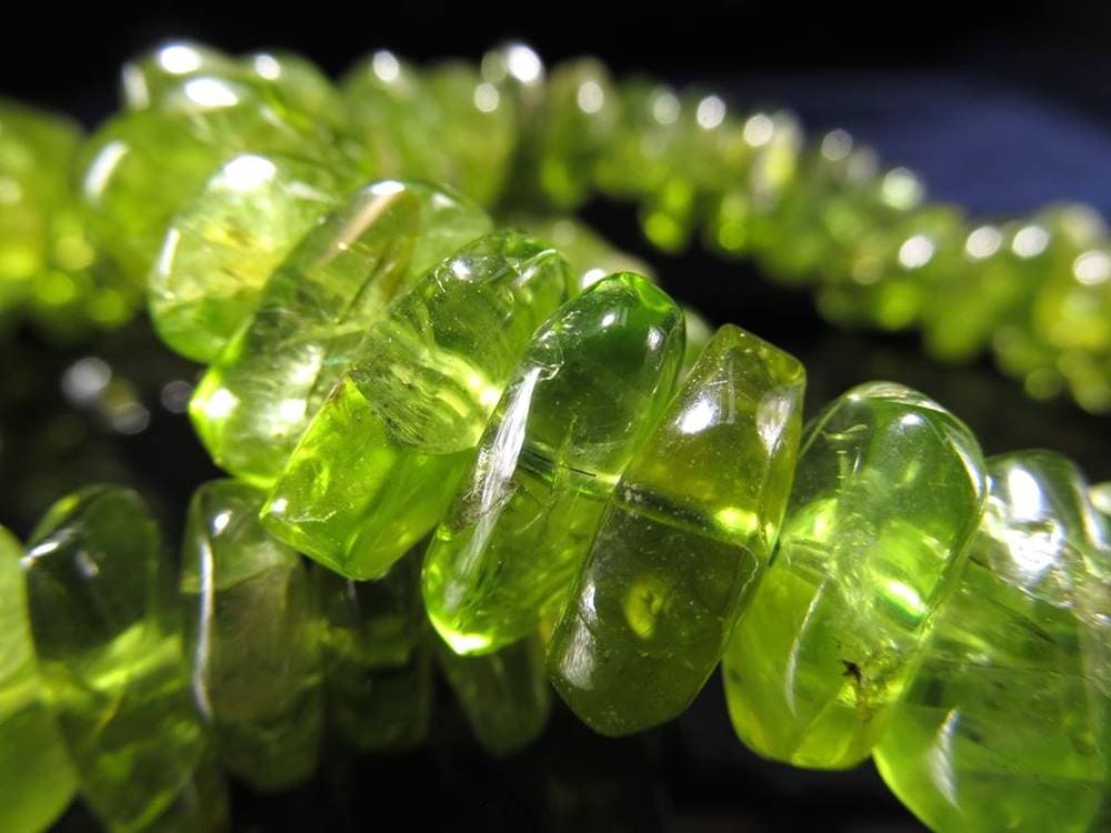 ペリドット ブレスレット 8月の誕生石 かんらん石 