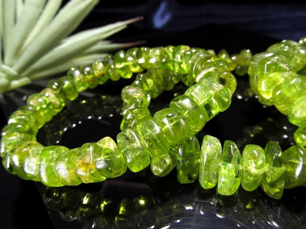 ペリドット ブレスレット 8月の誕生石 かんらん石 