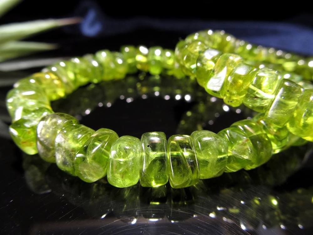ペリドット ブレスレット 8月の誕生石 かんらん石 