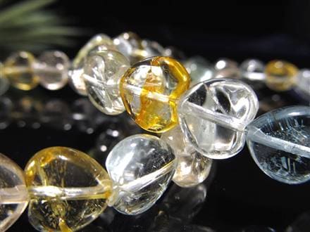 トパーズ ハート ブレスレット ライモナイトトパーズ カラーレストパーズ