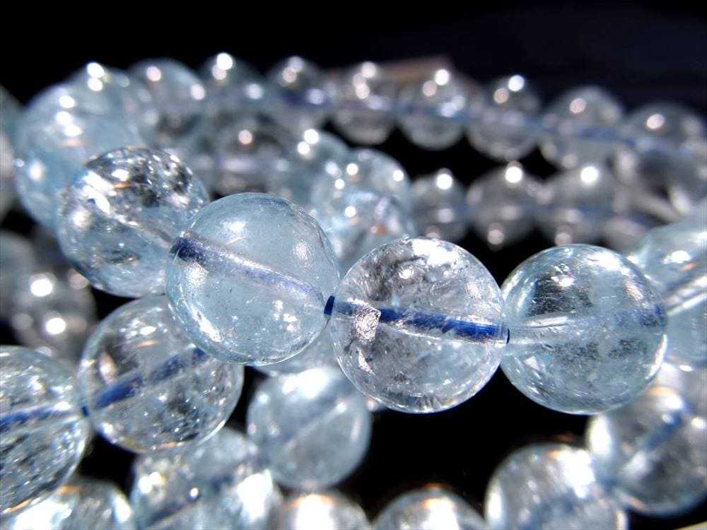 ブルートパーズ ブレスレット 黄玉 スカイブルー ブラジル産