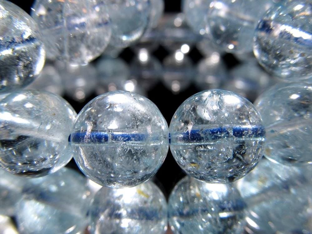 ブルートパーズ ブレスレット 黄玉 スカイブルー ブラジル産