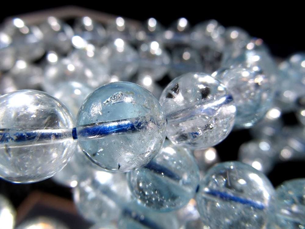 ブルートパーズ ブレスレット 黄玉 スカイブルー ブラジル産