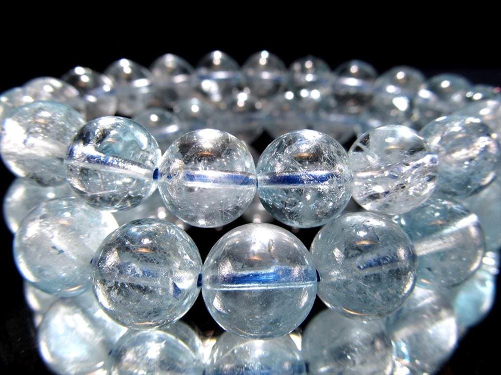 ブルートパーズ ブレスレット 黄玉 スカイブルー ブラジル産