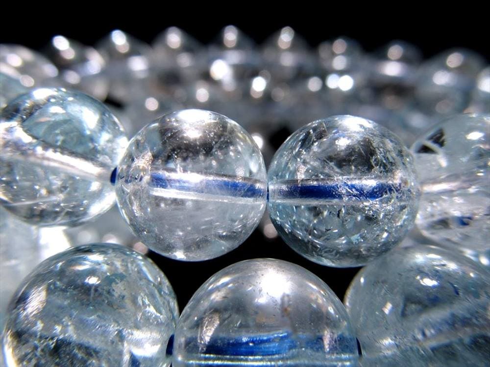 ブルートパーズ ブレスレット 黄玉 スカイブルー ブラジル産