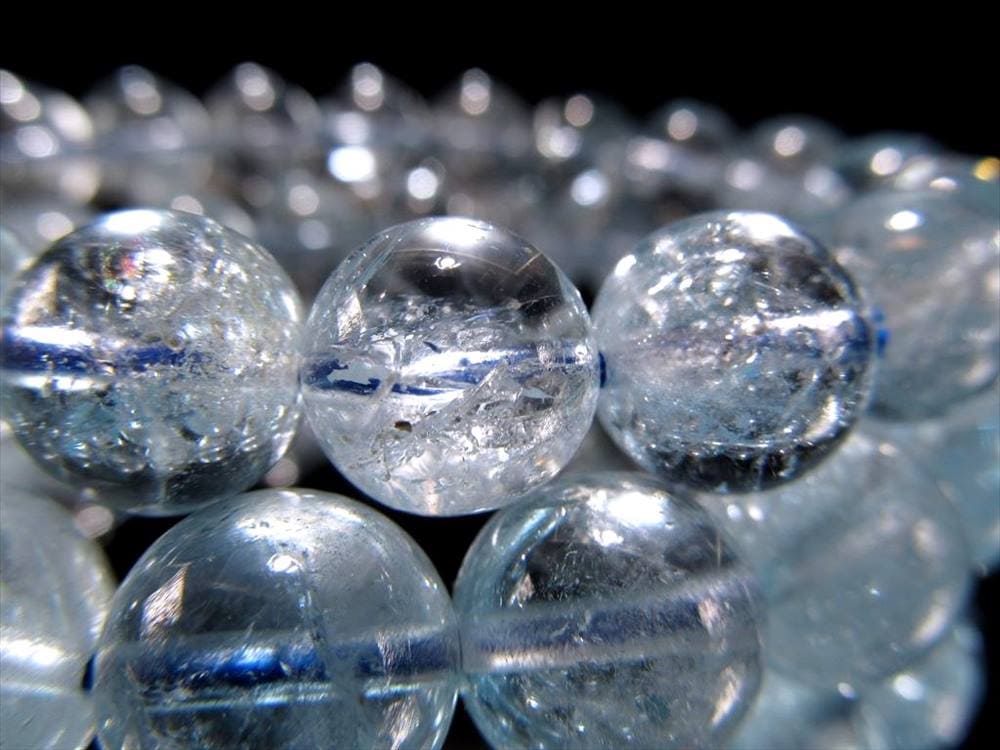 ブルートパーズ ブレスレット 黄玉 スカイブルー ブラジル産