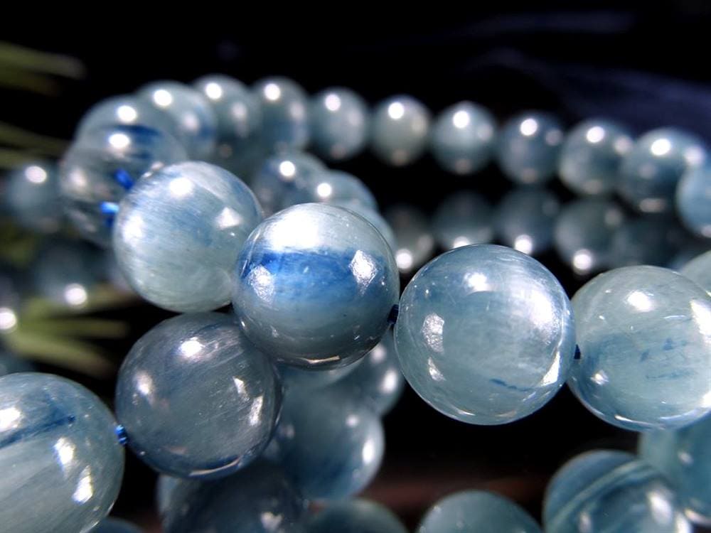 グリーン カイヤナイト 藍晶石 ブレスレット ケニア産