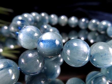 グリーン カイヤナイト 藍晶石 ブレスレット ケニア産