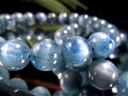 グリーン カイヤナイト 藍晶石 ブレスレット ケニア産