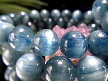 グリーン カイヤナイト 藍晶石 ブレスレット ケニア産