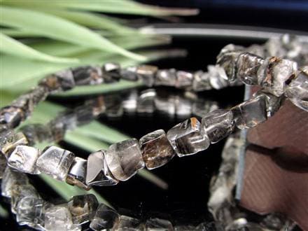 プラチナルチルクォーツ ブレスレット プラチナルチル ルチルレイテッドクォーツ ブルッカイト