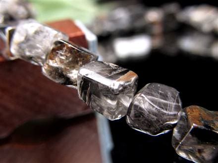 プラチナルチルクォーツ ブレスレット プラチナルチル ルチルレイテッドクォーツ ブルッカイト