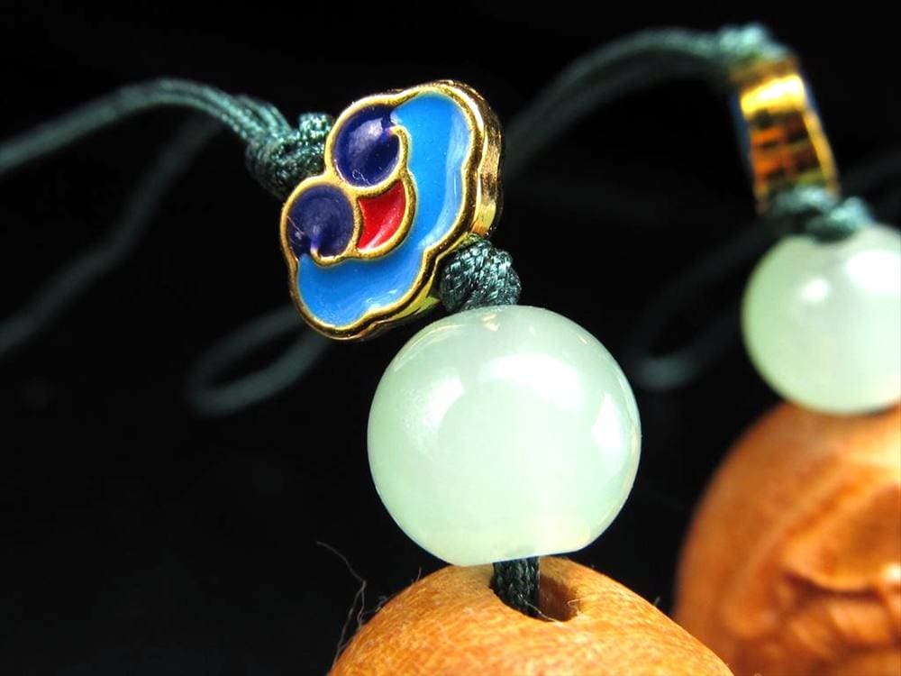 白檀 天然香木 サンダルウッド ビャクダン 彫刻 ストラップ