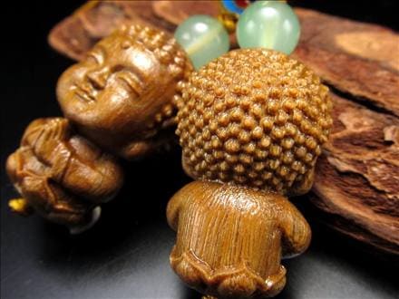 白檀 天然香木 サンダルウッド ビャクダン 彫刻 ストラップ