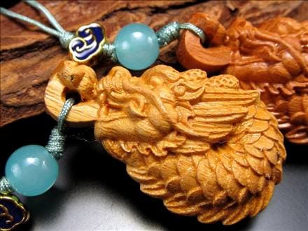 白檀 天然香木 サンダルウッド ビャクダン 彫刻 ストラップ