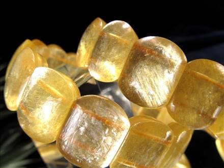 マイカ 雲母 ゴールデンマイカ フロゴパイト ブレスレット