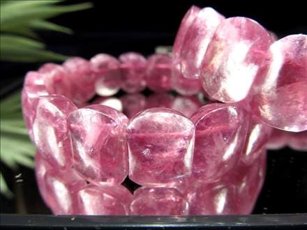 レピドライト パープルマイカ リシア雲母 ブレスレット ブラジル産