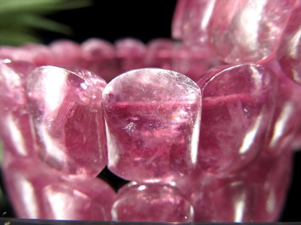 レピドライト パープルマイカ リシア雲母 ブレスレット ブラジル産