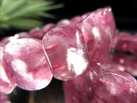 レピドライト パープルマイカ リシア雲母 ブレスレット ブラジル産