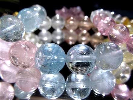 トパーズ ブレスレット 11月の誕生石 シャンパントパーズ ブルートパーズ