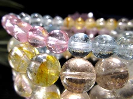 トパーズ ブレスレット 11月の誕生石 シャンパントパーズ ブルートパーズ