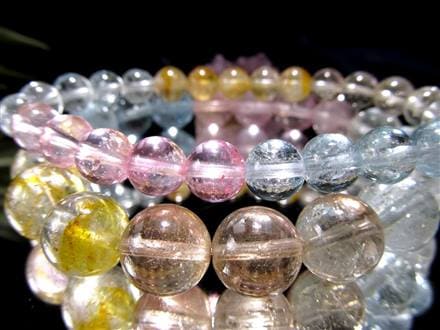 トパーズ ブレスレット 11月の誕生石 シャンパントパーズ ブルートパーズ