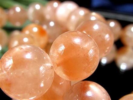 オレンジラビットファー クォーツ ラビットファー ラビットヘア ブレスレット