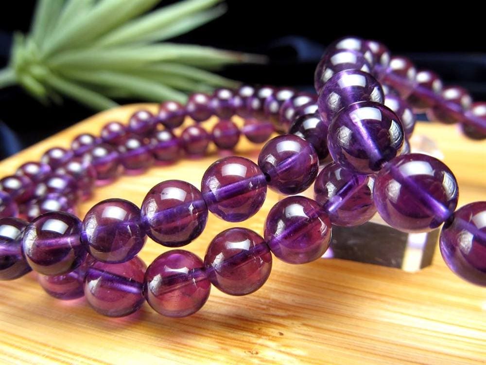 アメジスト 紫水晶 ブレスレット 2月 誕生石