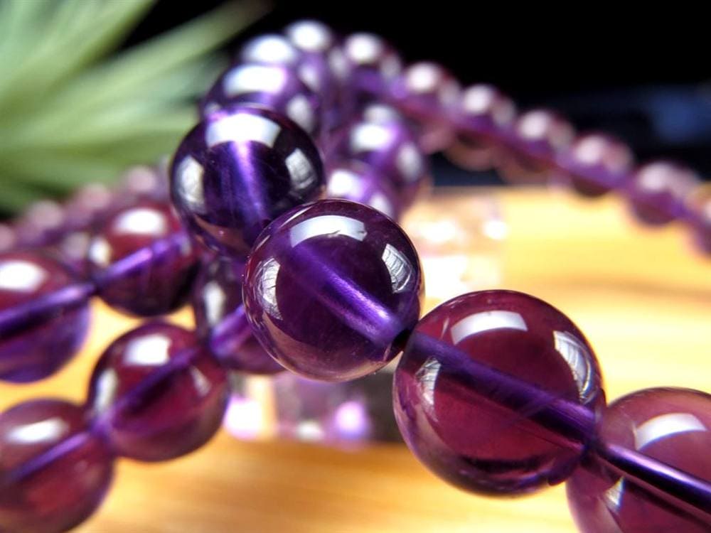 アメジスト 紫水晶 ブレスレット 2月 誕生石