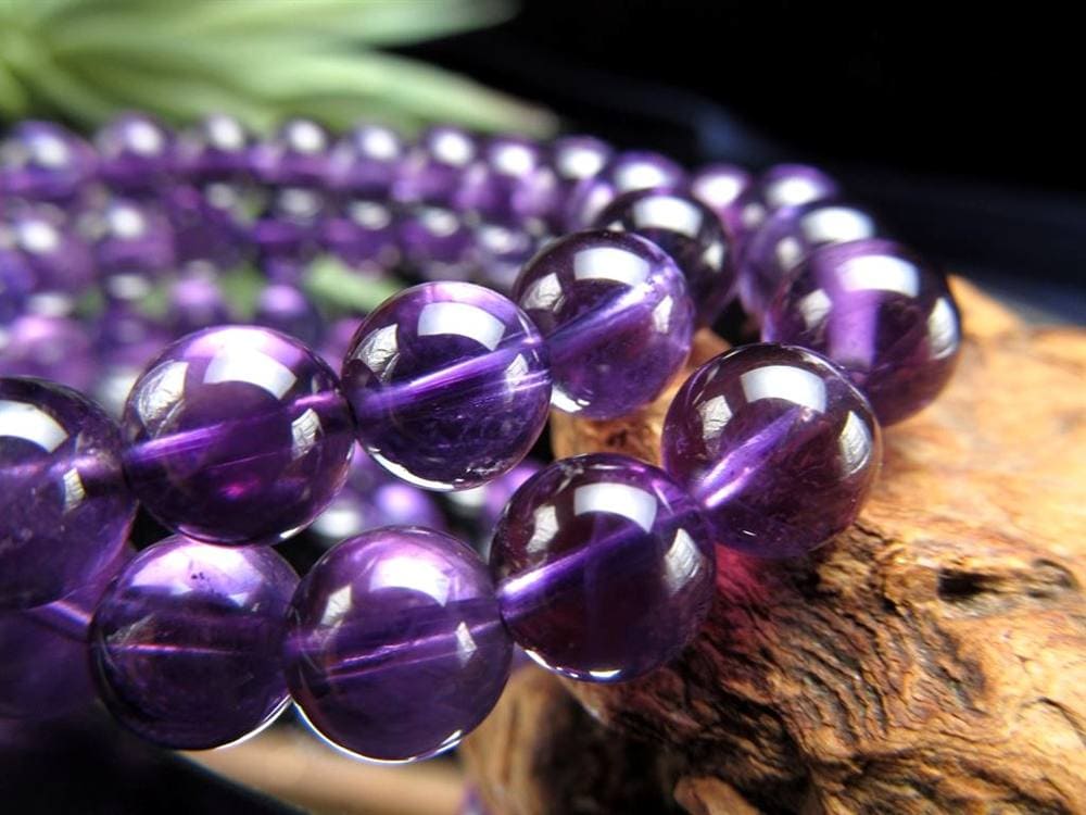 アメジスト 紫水晶 ブレスレット 2月 誕生石