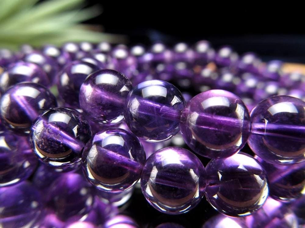 アメジスト 紫水晶 ブレスレット 2月 誕生石