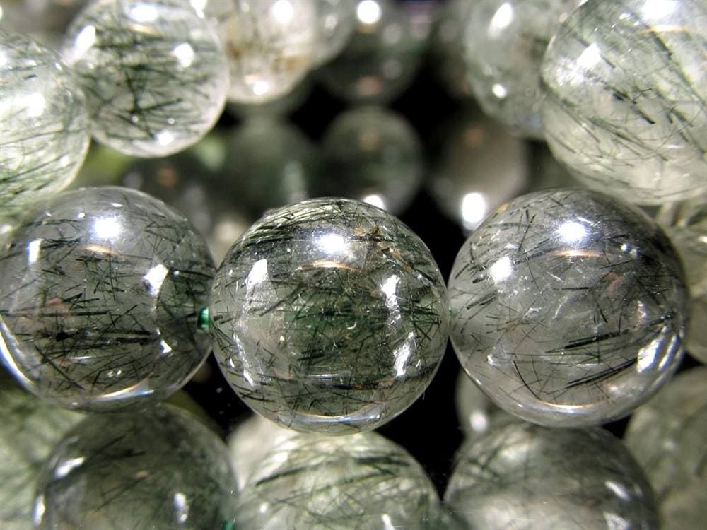 グリーンルチルクォーツ ブレスレット ルチル 天然石 パワーストーン