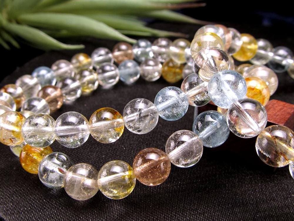 トパーズ,黄玉,ブレスレット,ライモナイト,カラーレストパーズ