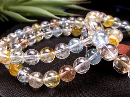 トパーズ,黄玉,ブレスレット,ライモナイト,カラーレストパーズ