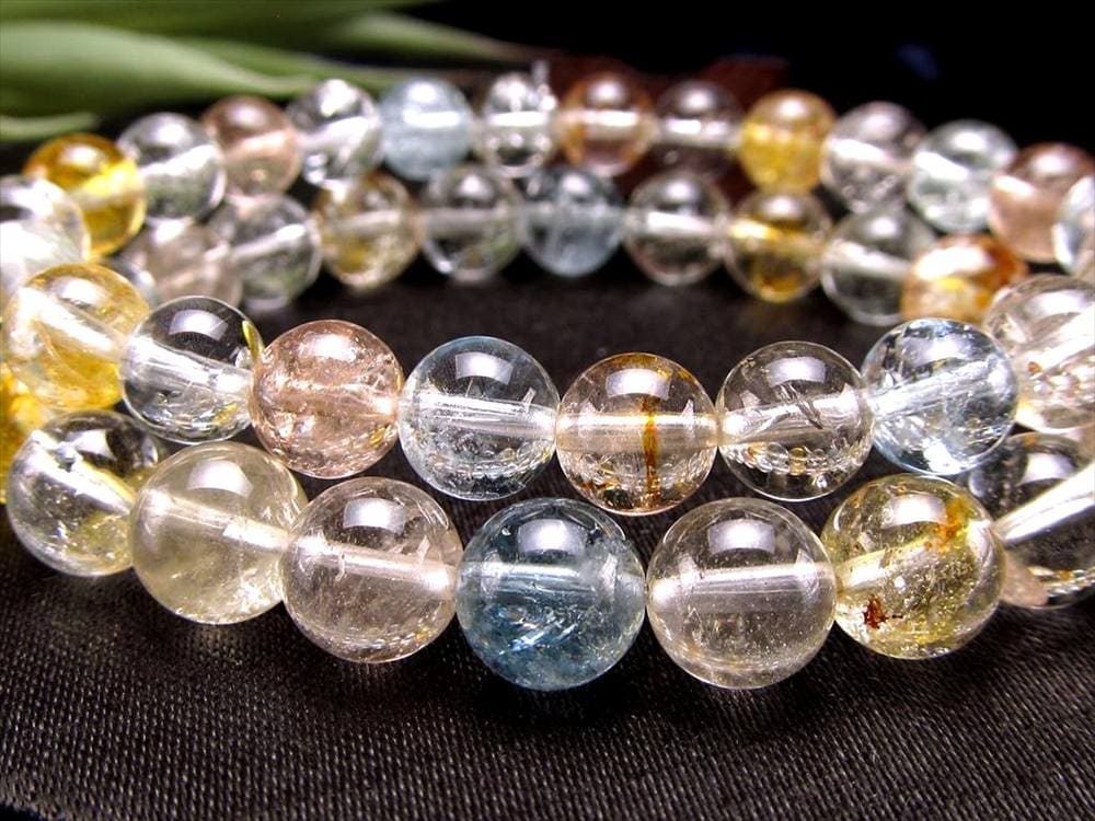 トパーズ,黄玉,ブレスレット,ライモナイト,カラーレストパーズ