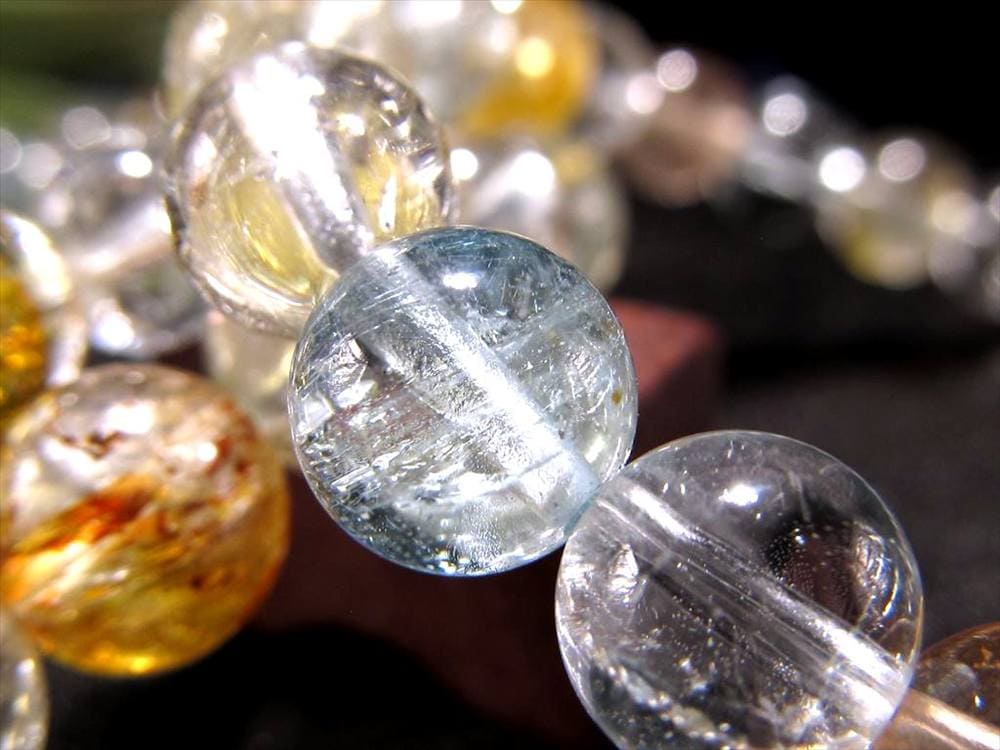 トパーズ,黄玉,ブレスレット,ライモナイト,カラーレストパーズ