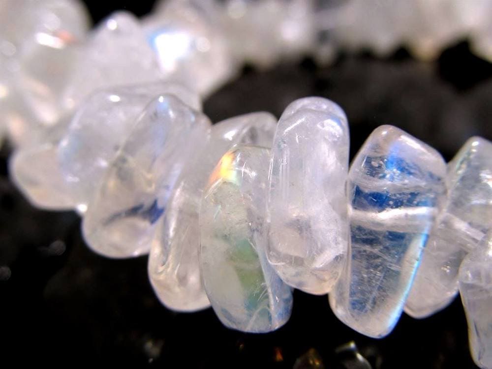 誕生石 月長石 さざれ ブレスレット ムーンストーン