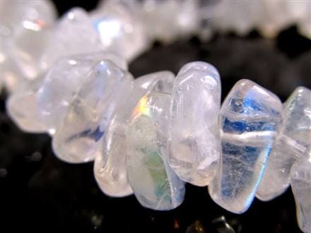 誕生石 月長石 さざれ ブレスレット ムーンストーン