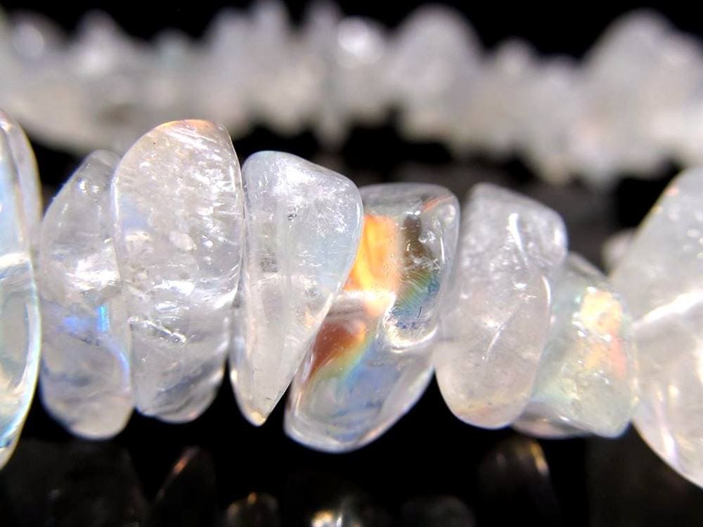 誕生石 月長石 さざれ ブレスレット ムーンストーン