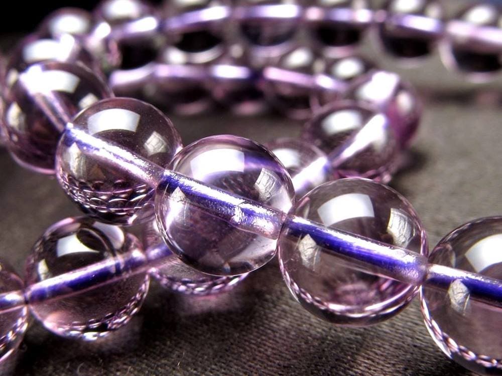 アメジスト 紫水晶 ブレスレット ラベンダーアメジスト ファントム