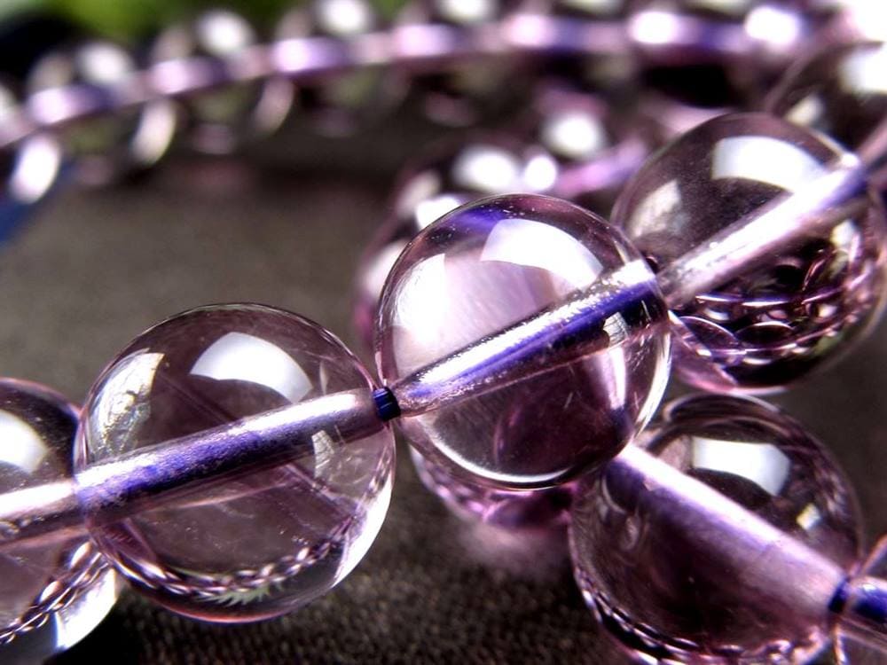 アメジスト 紫水晶 ブレスレット ラベンダーアメジスト ファントム