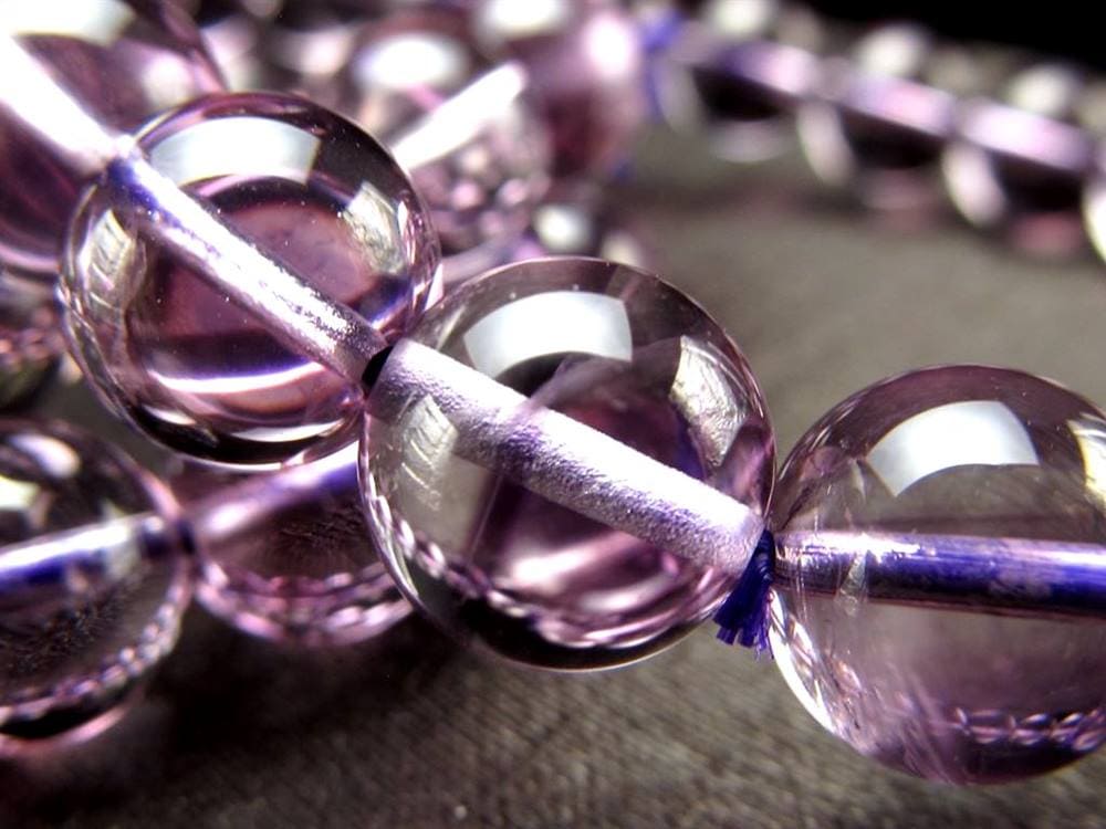 アメジスト 紫水晶 ブレスレット ラベンダーアメジスト ファントム