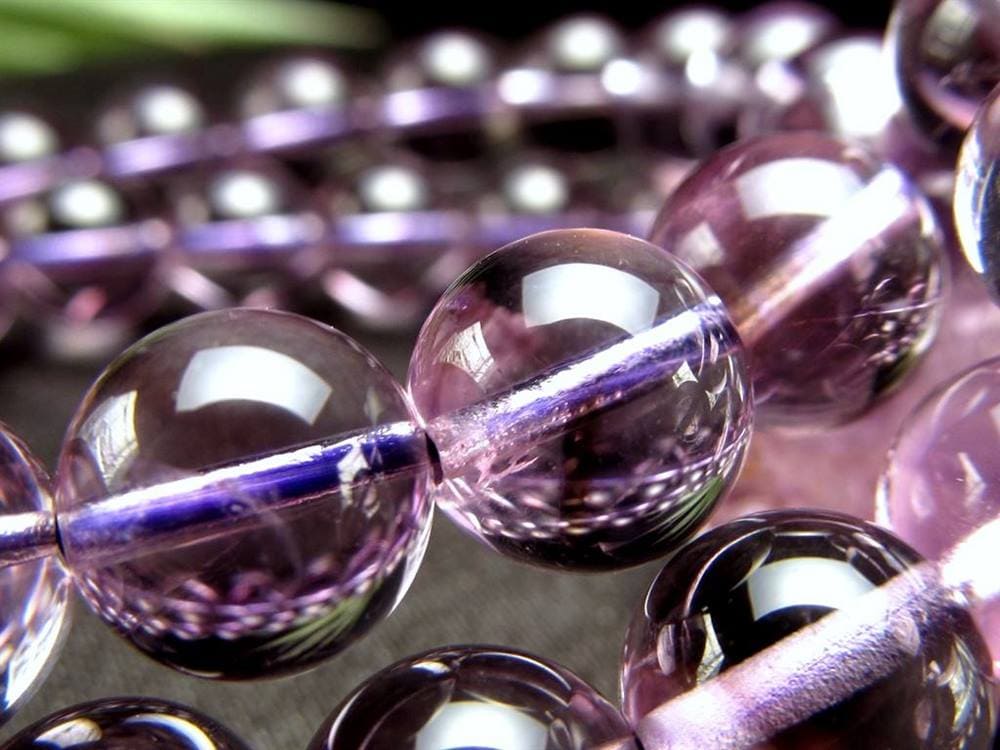 アメジスト 紫水晶 ブレスレット ラベンダーアメジスト ファントム