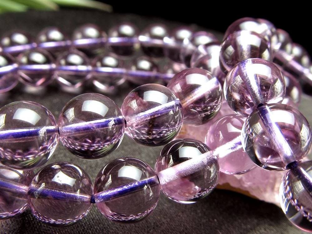 アメジスト 紫水晶 ブレスレット ラベンダーアメジスト ファントム