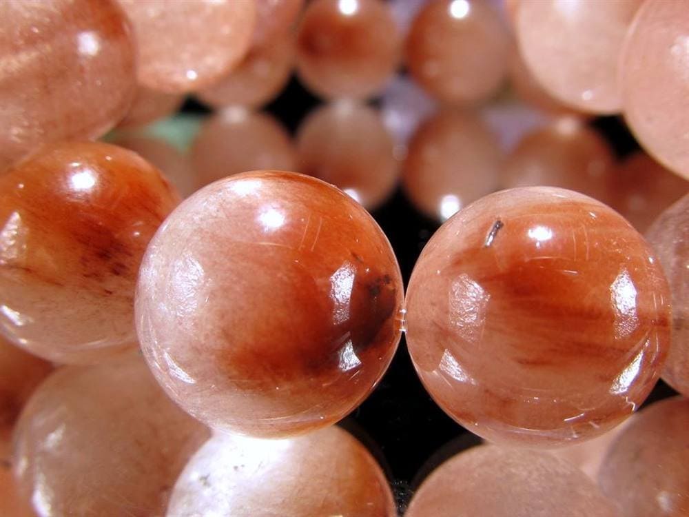 レッドルチルクォーツ ブレスレット 夫婦円満 子宝 オレンジルチル